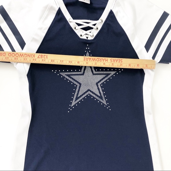 Sexy Dallas Cowboys Fitted Corset Jersey Size M - Picture 4 of 5
